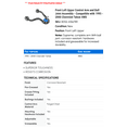 thumbnail image 2 of Front Left Upper Control Arm and Ball Joint Assembly - Compatible with 1995 - 2000 Chevy Tahoe 4WD 1996 1997 1998 1999, 2 of 2