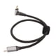 thumbnail image 4 of Cable USB C de 90 grados 4K 60Hz compatible con PD100W tipo C 3,1 Gen2 Cable de carga rápida USB C de función completa para Steam Deck, 4 of 8