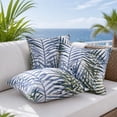 thumbnail image 7 of HONEY HOME 18 in x 18 in Modern Outdoor Bamboo Leaf Throw Pillows, WaterProof Removable Cover (2 Count), 7 of 7