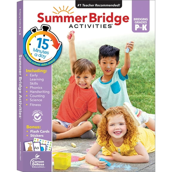 Pre-Owned Summer Bridge Activities, Grades Pk - K: Volume 1 (Paperback) 148381579X 9781483815794