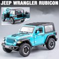 thumbnail image 1 of 1:20 Jeeps Wrangler Rubicon Alloy Car Model Diecast & Toy Metal Refit Off-road Vehicles Car Model Simulation Childrens Toys Gift, 1 of 6
