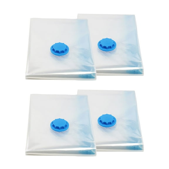 Vacuum Storage Space Saving Bag Bags Compressed Travel Reusable Large- 4PC