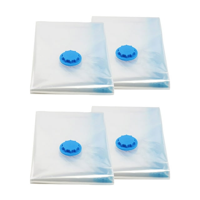 Vacuum Storage Space Saving Bag Bags Compressed Travel Reusable Large-Saver 4PC