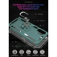 thumbnail image 3 of Note 10 Plus Case,Note 10+ Case, [Military Grade ] Shock-Absorption Bumper Cover Anti-Scratch Case with Ring Car Mount Kickstand for Galaxy Note 10 Plus/Note 10 Plus 5G - Teal, 3 of 6