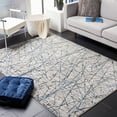 thumbnail image 2 of SAFAVIEH Meadow Emily Abstract Area Rug, Navy/Ivory, 4' x 6', 2 of 8