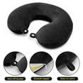 thumbnail image 5 of tasrioml 2 Pcs Pillow Cover for U-shaped Pillow Zippered Neck Pillow Cover Replacement Cover with Snap Button for Travel Neck Support, 5 of 8