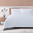 thumbnail image 4 of THE COTTON & SILK 100% Luxury Long-staple Cotton Duvet Cover Set (1 Duvet Cover, with Corner Ties and Hidden Zipper Closure, 2 pillow shams), King Size, White, 4 of 4