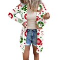 thumbnail image 5 of Chrismas Shirt Coat, Open Front Shirt Coat Long Sleeve  For Shopping Type 1,Type 2,Type 3,Type 4,Type 5,Type 6,Type 7,Type 8, 5 of 5