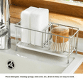 thumbnail image 5 of Kitchen Sink Sponge Holder Storage Rack for Sink Kitchen Sink Organizer Anti-Rust Sink Sponges Scrubbers Soap Dish Rack, 5 of 8