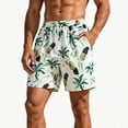 thumbnail image 3 of Yaoyar Mens Swim Trunks Hawaiian Beach Shorts Quick Dry Board Shorts Bathing Suits Swimwear with Mesh Lining Pockets, 3 of 6