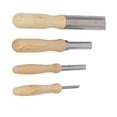 thumbnail image 2 of 4PCS Clay Hole Cutter Solid Wood Handle Round Stainless Steel Blade Sculpture Modeling Tool Set, 2 of 14