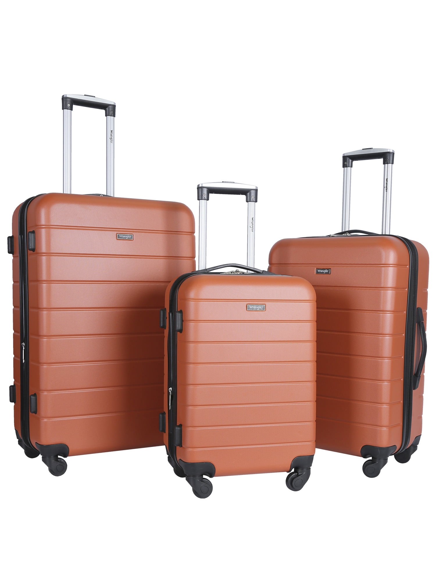 wrangler 3 piece luggage set