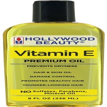 Hollywood Beauty  E Oil Hair And Skin Oil 8 Oz