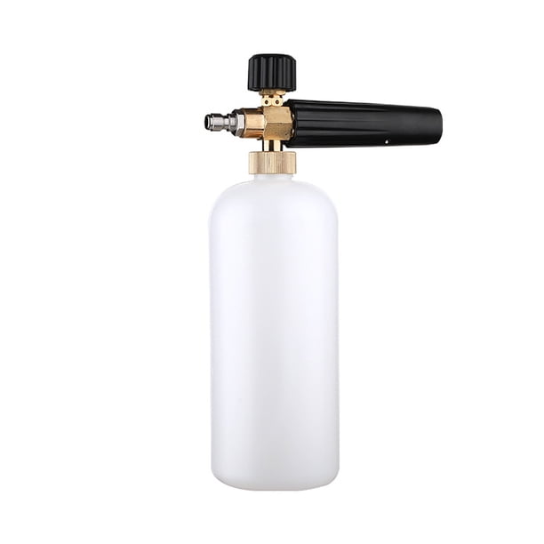 Lavor/Parkside/Spear and Jackson Foam Cannon Pistola de espuma para lavadoras a presión, piezas de latón, concentración ajustable, rango de pulverización ajustable de 900 ml ACTIVE Biensenido a ACTIVE
