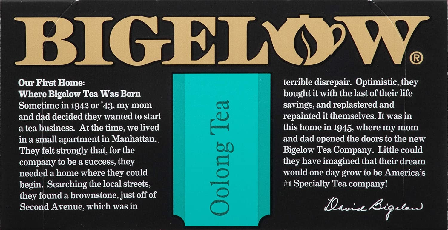 Bigelow Tea Oolong, 20 Bags (3 Pack) 60 tea bags