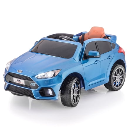 SUPERtrax Licensed Ford Focus Kids Ride-On Car, 12V, Remote Control