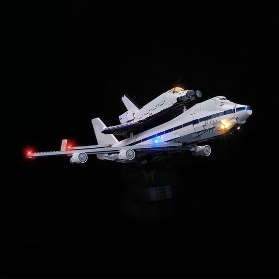 ‌LED Light Compatible with Legos 10360 Building Set, LED Light Kit for Legos 10360 Space Shuttle Transport aircraft Building Toy, Only Decoration Lights, No Building Model Kit