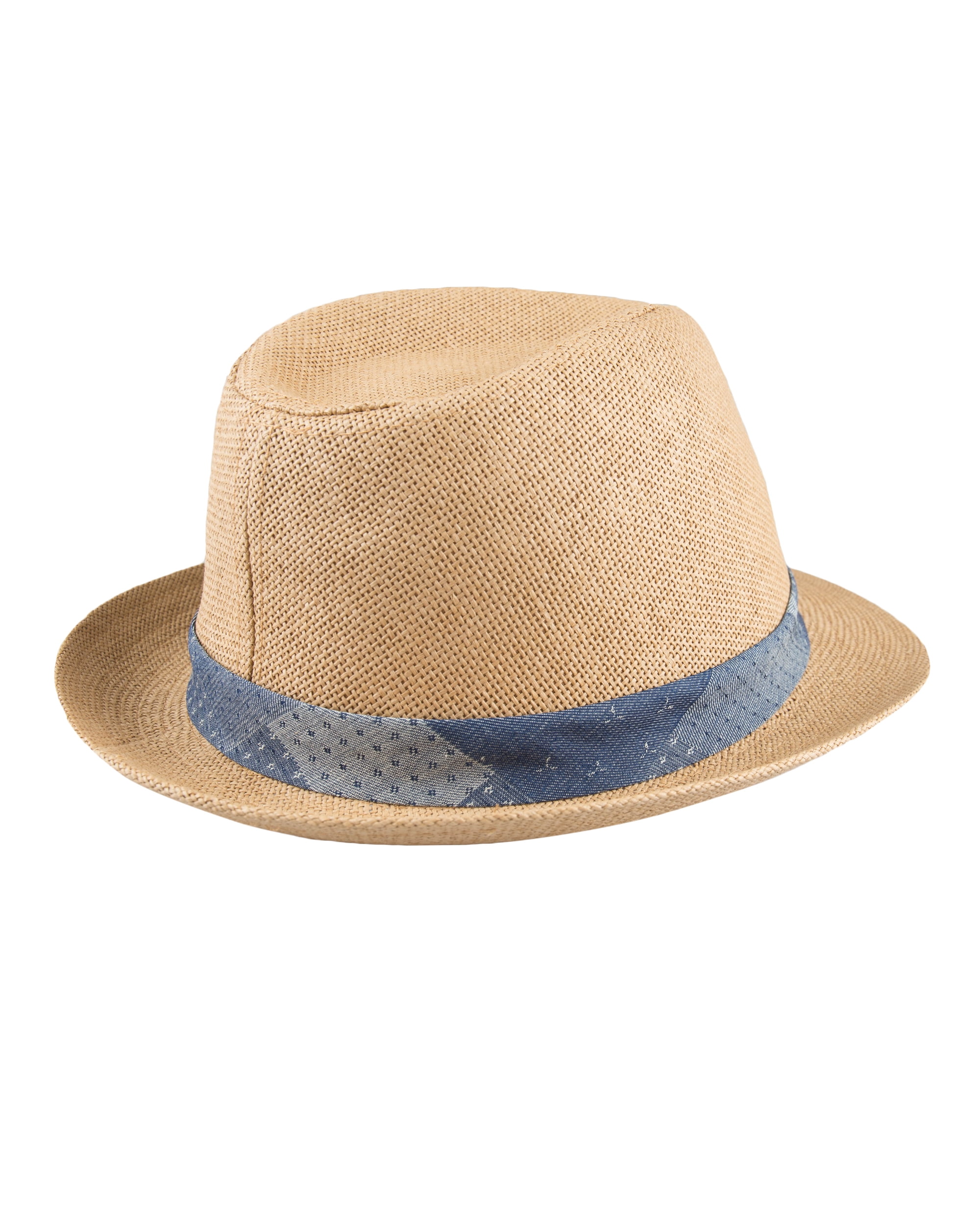 Levi's Men's Fedora Hat with Patchwork Band