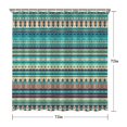 thumbnail image 5 of Blue and Orange Diamond Shaped Geometric Boho Pattern Shower Curtain 72"x72" ,Bathroom Decorative Shower Curtains Set with 12 Hooks,Modern Waterproof Washable Shower Curtain, 5 of 6