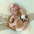 thumbnail image 1 of Muñeca Reborn KSBD Bettie de 20 cm con accesorios para niños mayores de 3 años, 1 of 9
