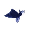 thumbnail image 2 of Royal Blue Sheer Chiffon 21 inch Square Scarf  - 50s Style - Hey Viv Retro, 2 of 2