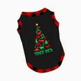 thumbnail image 6 of Tree Rex Dinosaur Tree Christmas Pajamas For Family Black Red Plaid, Matching Set for Adult Kid Infant Pet, 6 of 8