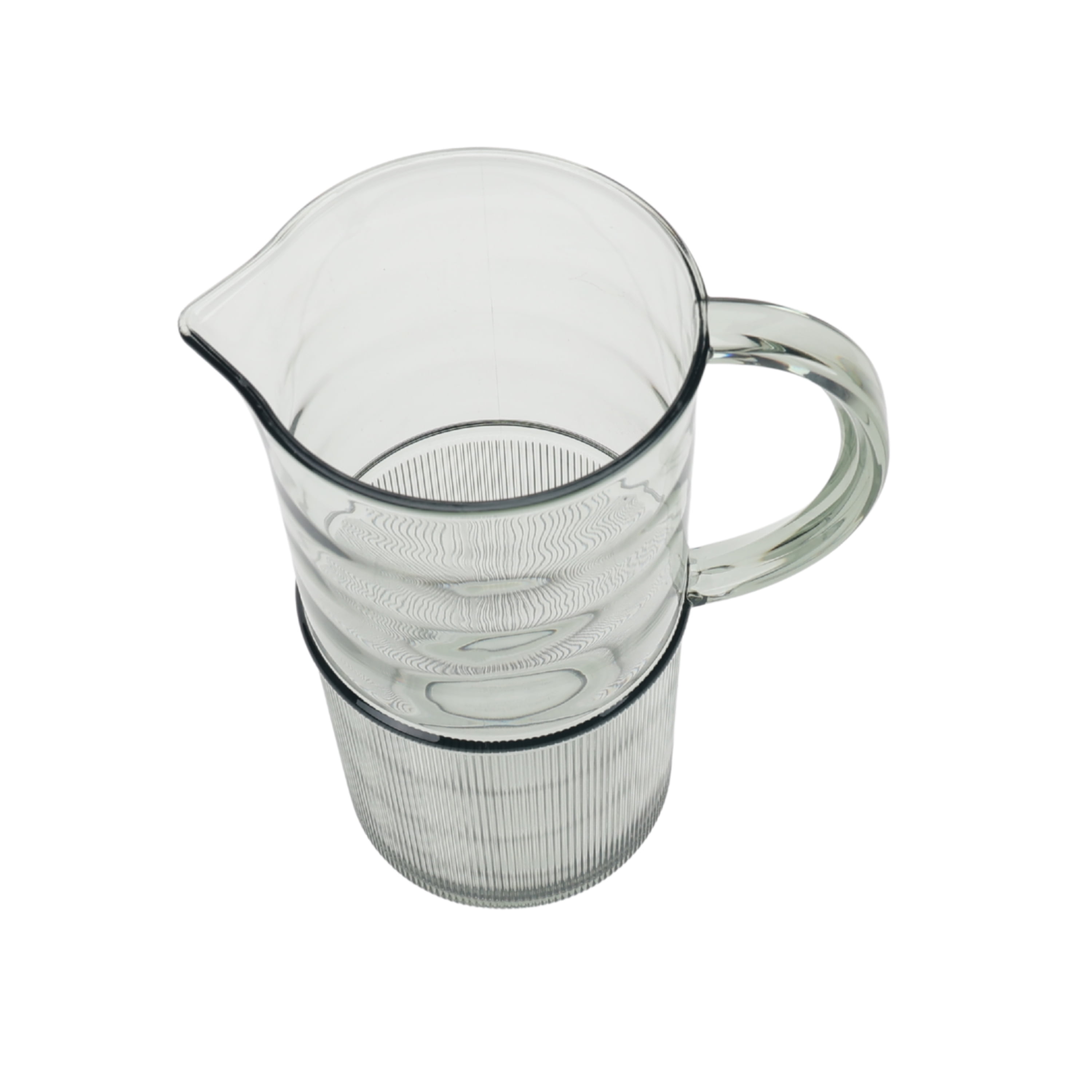 Better Homes & Gardens Acrylic Tinted Texture Pitcher, Green, 1-Count