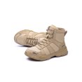 thumbnail image 3 of Woobling Unisex Protection Boot High Top Work Shoes Steel Toe Safety Shoe Slip Resistant Booties Construction Sneaker Beige 9.5, 3 of 6