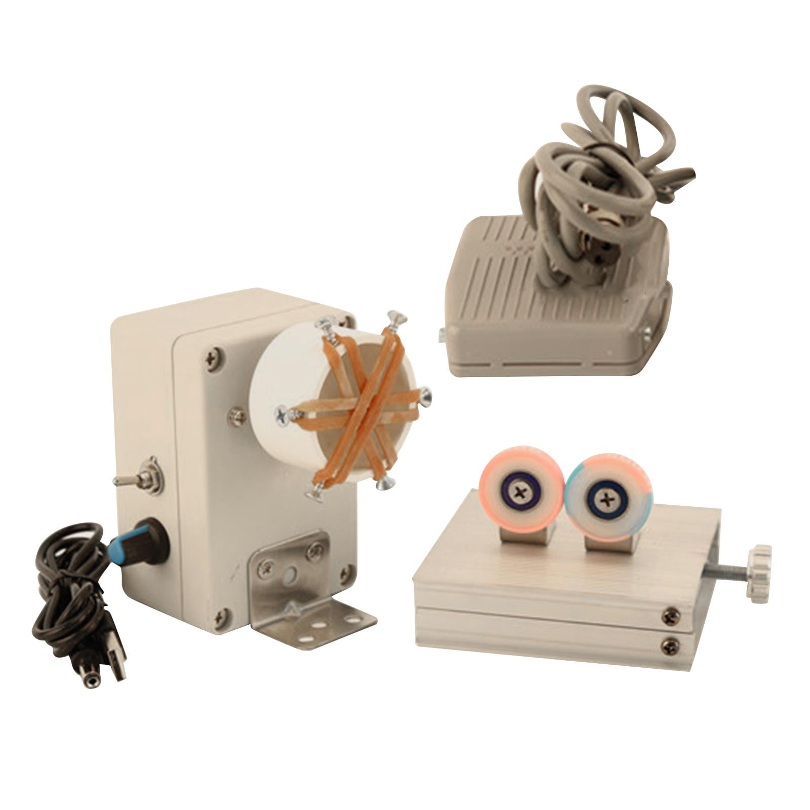 yotijay DIY Winding Machine ing Tools Portable Easy to Use Rod Wrapping Fittings Pedal alloy stand