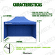 thumbnail image 3 of Carpa Plegable Toldo Gazebo 2x3 Azul Con Pared Inmatmex, 3 of 10