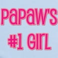 thumbnail image 2 of CafePress - Papaw's #1 Girl Body Suit - Long Sleeve Cotton Baby Bodysuit, 2 of 4