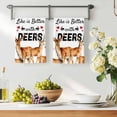 thumbnail image 3 of Deer Kitchen Towels Set of 1, Wildlife Animals Farmhouse Country Elk Absorbent Dish Towels for Kitchen, Microfiber Hand Towel, Quick Drying Tea Towel for Cleaning Decorative Dishcloths, 3 of 7