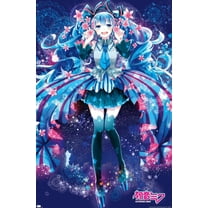 Hatsune Miku - Flowers Wall Poster, 22.375" x 34"