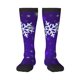 thumbnail image 1 of Balery Dark Purple Snowflakes Calcetines novedosos Calcetines deportivos Calcetines hasta la rodilla Calcetines de algodón Calcetines originales y geniales, 1 of 6