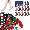 thumbnail image 3 of Calendario Cuenta Regresiva Navidad Calcetines Navideños Adviento 2024 para Mujeres Y Hombres, 3 of 9