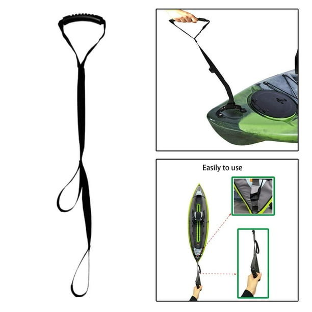Adjustable Nylon Kayak Stand Up Assist Strap Canoe Drag Handles Boat 2040''