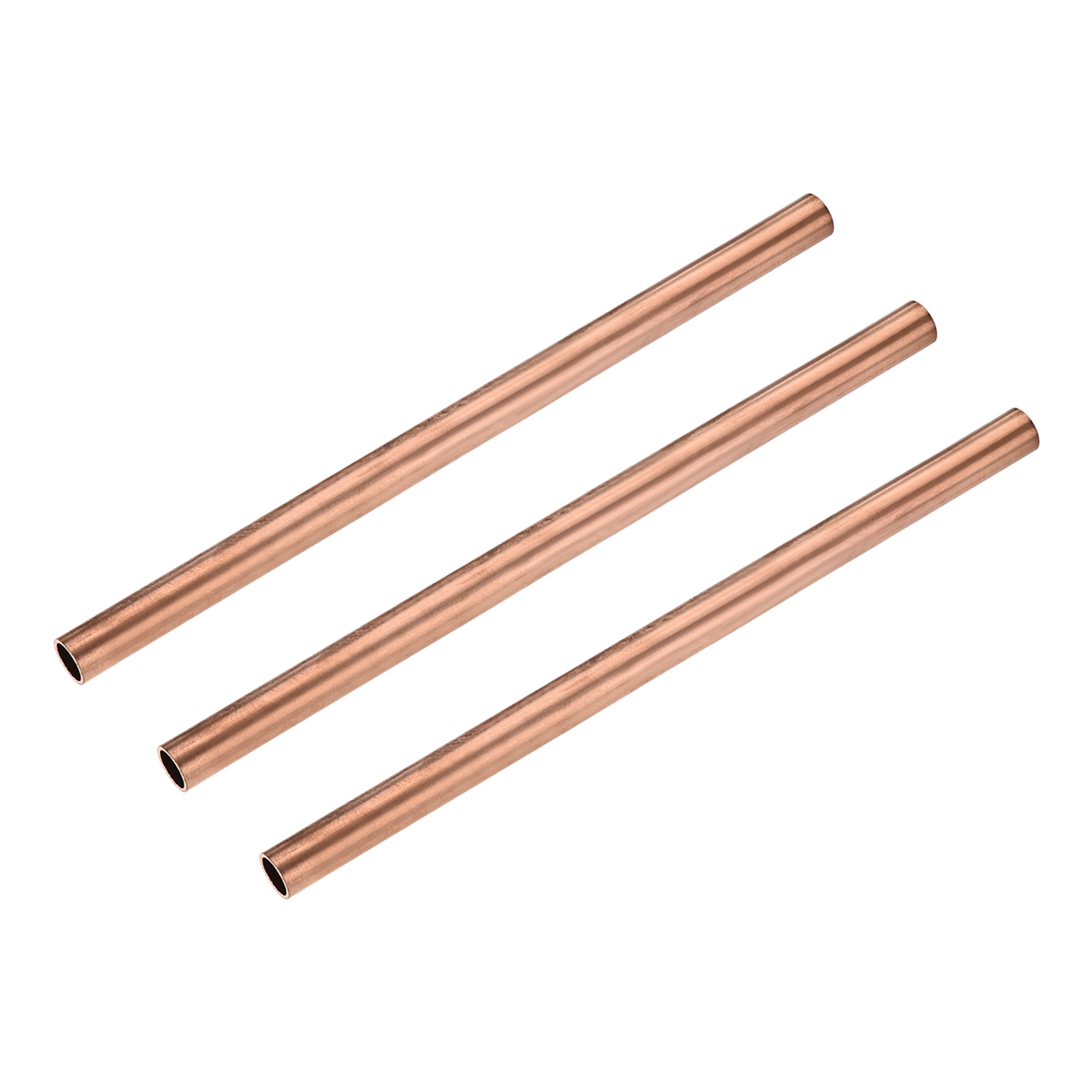 Copper Round Tube 11mm OD 1mm Wall Thickness 200mm Length Pipe Tubing 