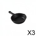 thumbnail image 1 of 3xSimulación De Sartén Modelo De Cocina Modelo De Diseño Realista Miniatura De Sartén Fabricación Mini Sartén Juguete Para Aficionados, Artesanos, Accesorios De Fotografía Sartén 3 piezas, 1 of 8