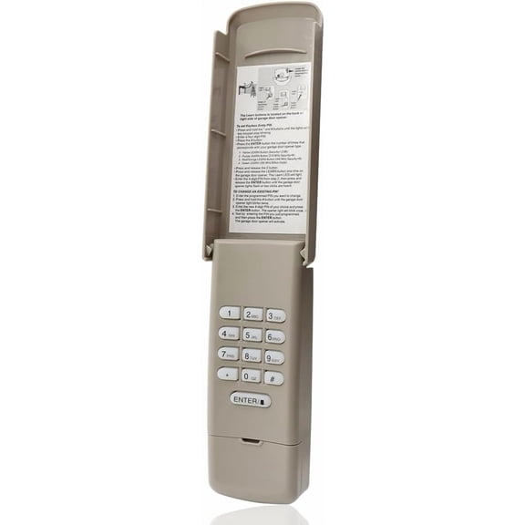 Garage Door Opener Keypad for liftmaster Chamberlain Craftsman Openers Produced Since 1993, Wireless Keyless Entry keypad, Replaces 877MAX, 878MAX, G940EV-P2, 877LM, 377LM, 977LM, Safe Security 2.0