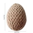 thumbnail image 3 of Adornos de huevos de Pascua tejidos a mano | Decoraciones de huevos de punto rellenos de espuma para la búsqueda de huevos de Pascua | Forma ovalada de textura suave, 3 of 6