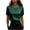 Army Green, variant on Staron Summer Tops for Women Casual Pearl Embellished Round Neck Short Sleeve Loose Blouse Shirt, White M