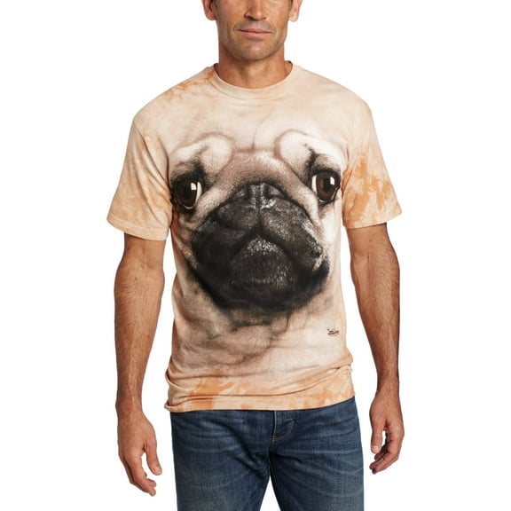 Pug Face Adult T-Shirt 10-3369