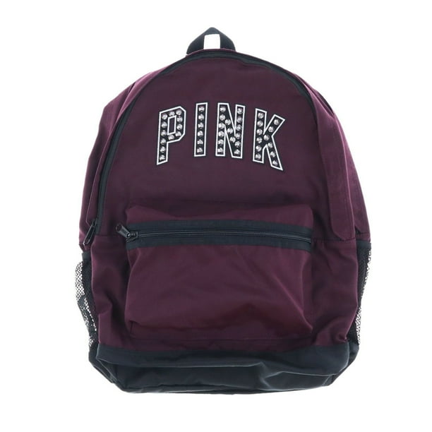 Victoria's Secret Victoria's Secret Pink Campus Backpack Maroon With Studded Logo Walmart