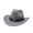 Grey, variant on LARUYEKO Western Denim Curved Top Hat Woolen Big Brimmed Hat Autumn and Winter Style British Jazz Hat Fedoras Vintage 7 1/4 Youth Cowboy Hat Us Open Hat Mens Beach Hats for Summer Cowboys Hat for