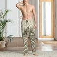 thumbnail image 5 of Uemuo Vineyard Landscape Pattern Men's Wide Leg Palazzo Lounge Pants with Pockets Light Weight Loose Comfy Casual Pajama Pants-X-Large, 5 of 9