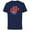 Navy, variant on Avengers Logo Dad Father's Day - Short Sleeve Cotton T-Shirt for Adults - Customized-Navy
