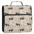 thumbnail image 5 of FORMRS Zipper Binder with Shoulder Strap 2-inch Ring 500 Sheet Capacity File Bag, West Wild Pattern, 5 of 5