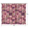 thumbnail image 5 of Pioneer Flower Floral Print Pattern Shower Curtain 84"x72", Bathroom Decorative Shower Curtain Set with 12 Hooks, Waterproof Washable, 5 of 6