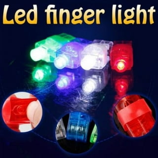 LED Finger Lights Pink 1 Mode (4-Pack)