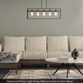 thumbnail image 2 of Giantex  5-Light Island Lighting, Domestic Linear Pendant Light Fixture, Pendant Lamps, 2 of 7
